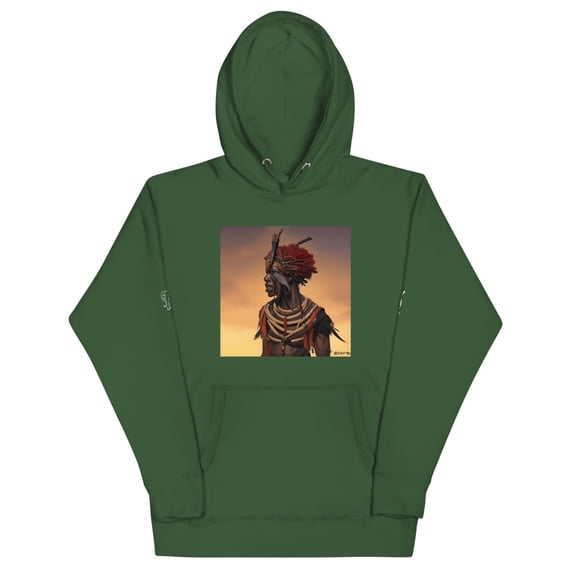 SOL Shamanism Unisex Hoodie (Forest Green, 3XL)