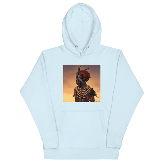 SOL Shamanism Unisex Hoodie (Sky Blue, 2XL)