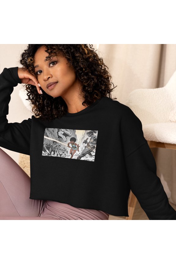 SOL She-Warrior Crop Sweatshirt (M)
