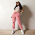 thumbnail image 1 of SOL She got it Unisex pigment-dyed sweatpants (Pigment Pink, L), 1 of 1