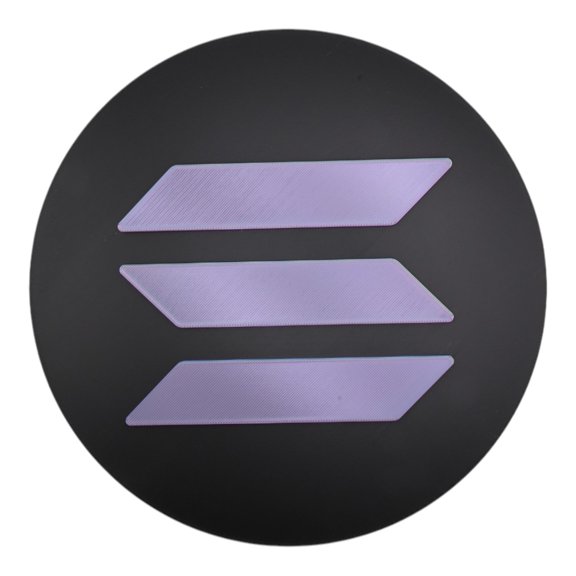 Solana Wall Sign, Modern SOL Logo Decor, Gift for Crypto Enthusiasts