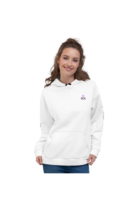 SOL "White" Unisex Hoodie (2XS)