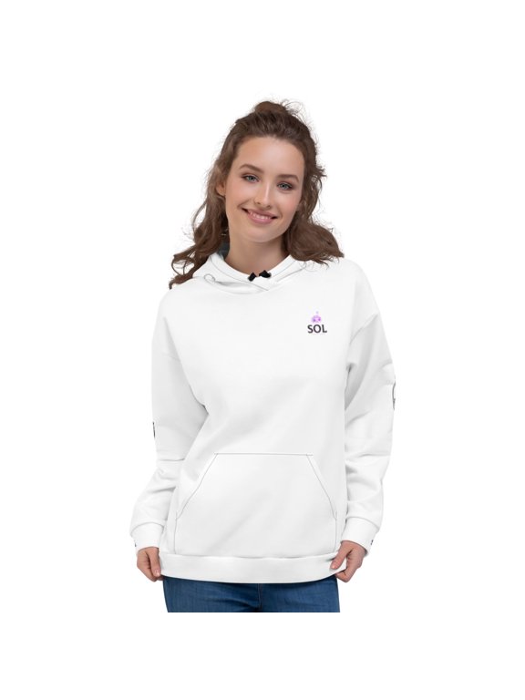 SOL "White" Unisex Hoodie (M)
