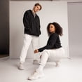 thumbnail image 1 of SOL "White" Unisex track pants (Black, XS), 1 of 1