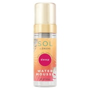 SOL by Jergens Deep Water Tanning Mousse with Coconut Water, Dye-Free, 5 fl oz