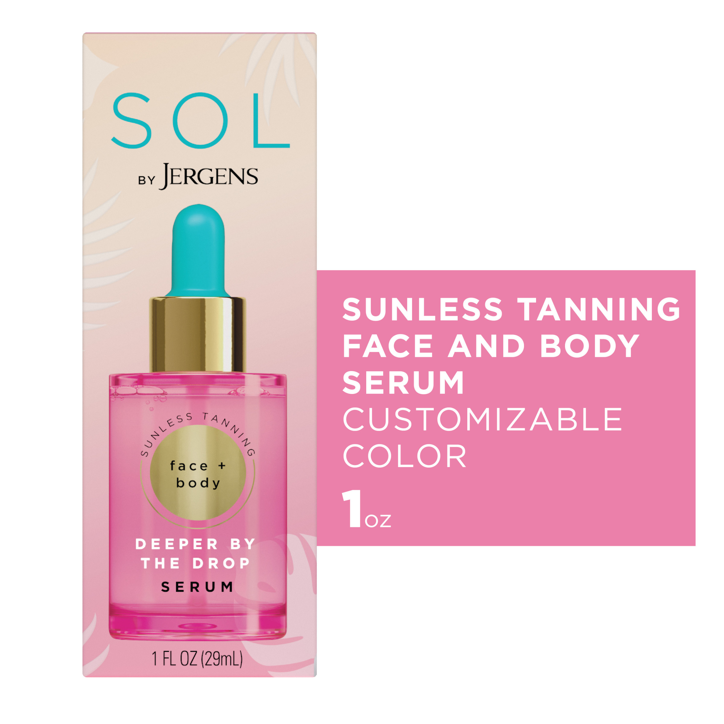 Jergens Natural Glow Instant Sun Sunless Tanning Moisturizer + Bronzer