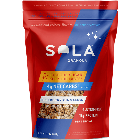 SOLA Blueberry Cinnamon Granola, 11 OZ