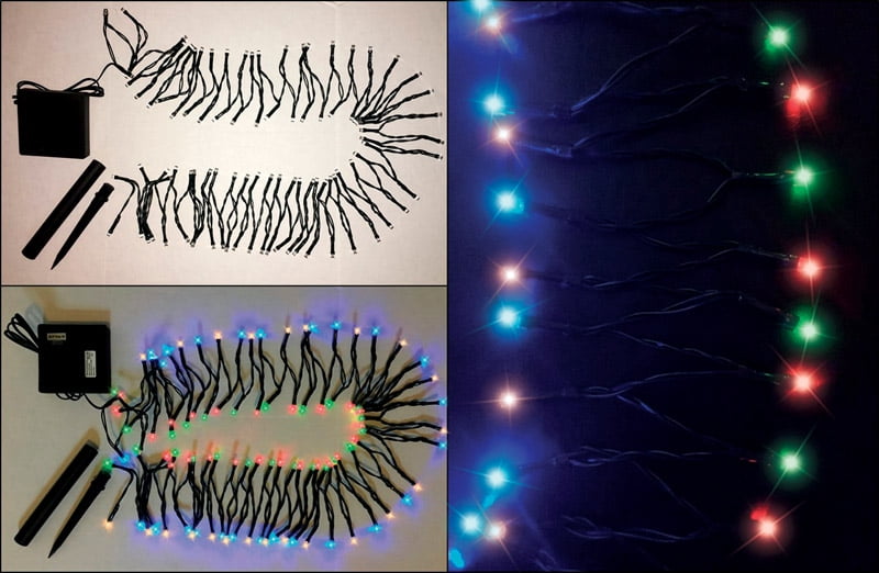 Celebrations 16.24 ft Warm White Solar LED Christmas String Lights