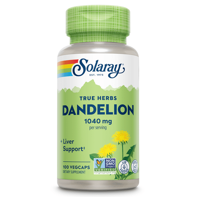 Solaray Dandelion Root Supplement 520mg for Liver & Kidney Health, 100 ...