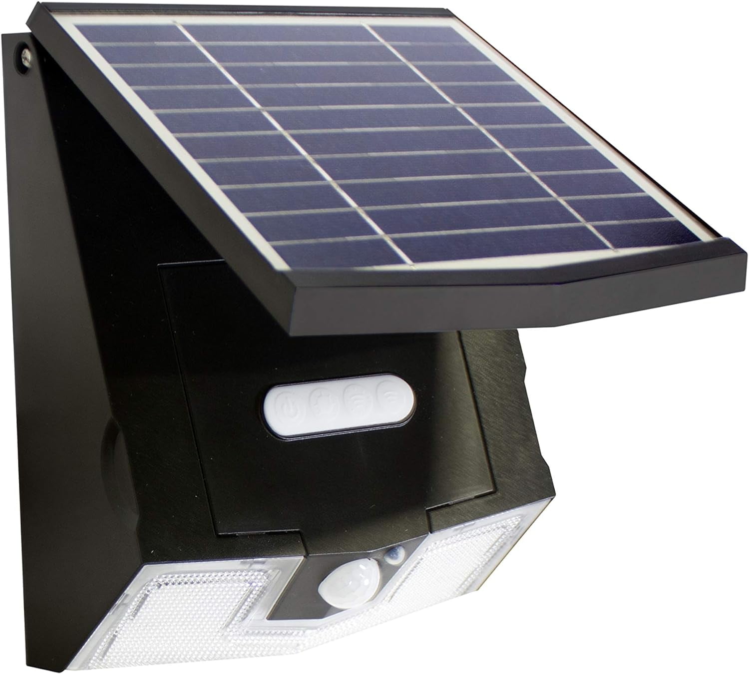 Black Solar Powered Motion Sensor Security Light