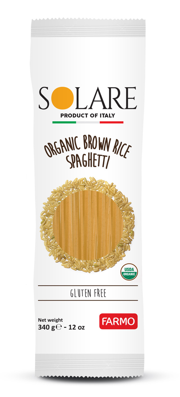 SOLARE Organic Brown Rice Spaghetti