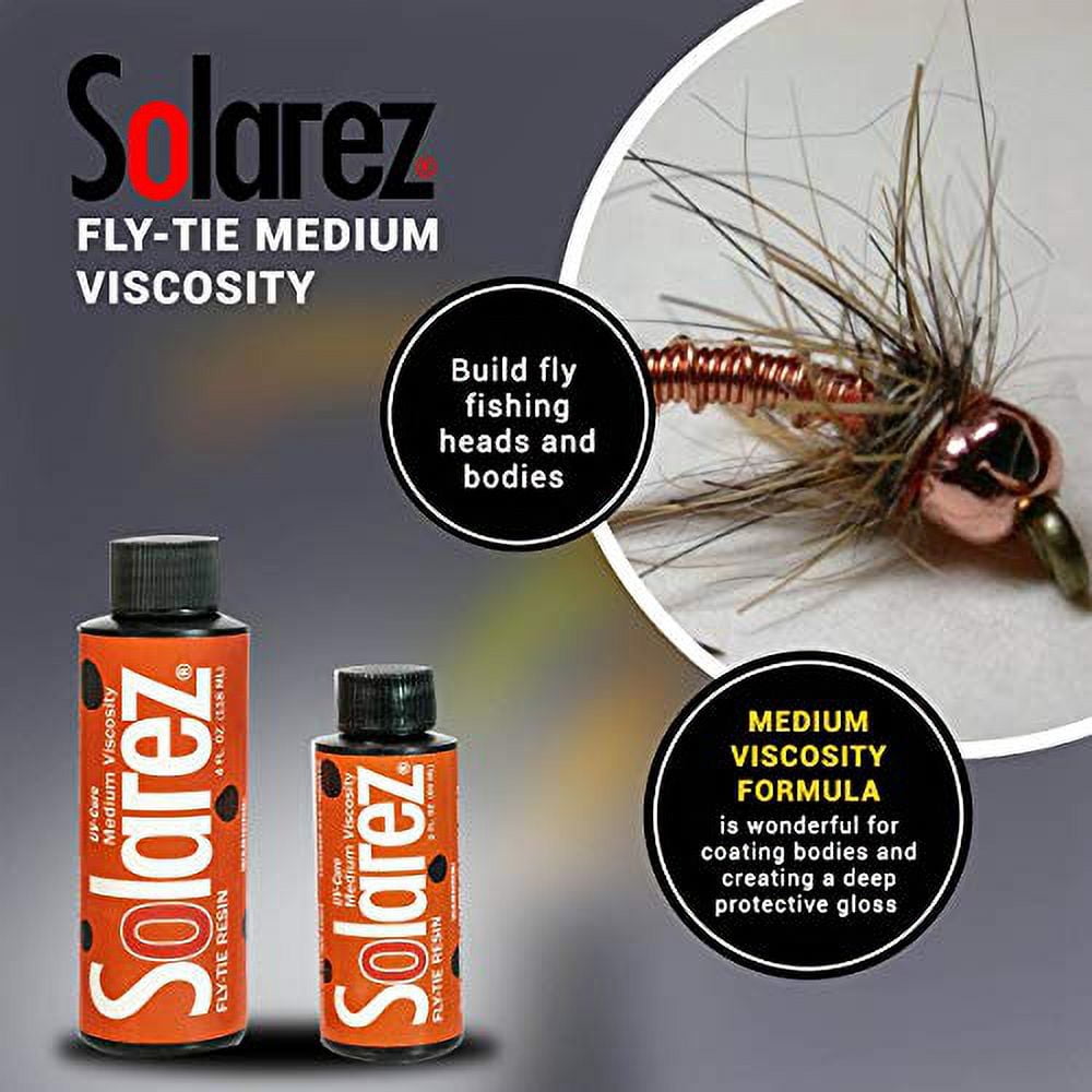 Solarez Fly Tie UV Résine Formule fine et dure (flacon de 14,2 g