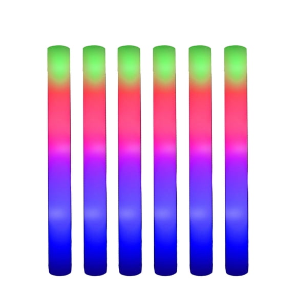 SOLARGESS 45PCS Sticks, LED Light Up Foam Sticks with 3 Modes,led party lights Flashing Changing, Glowing in The Dark for Event Party Wedding Halloween Christmas Concert Supplies