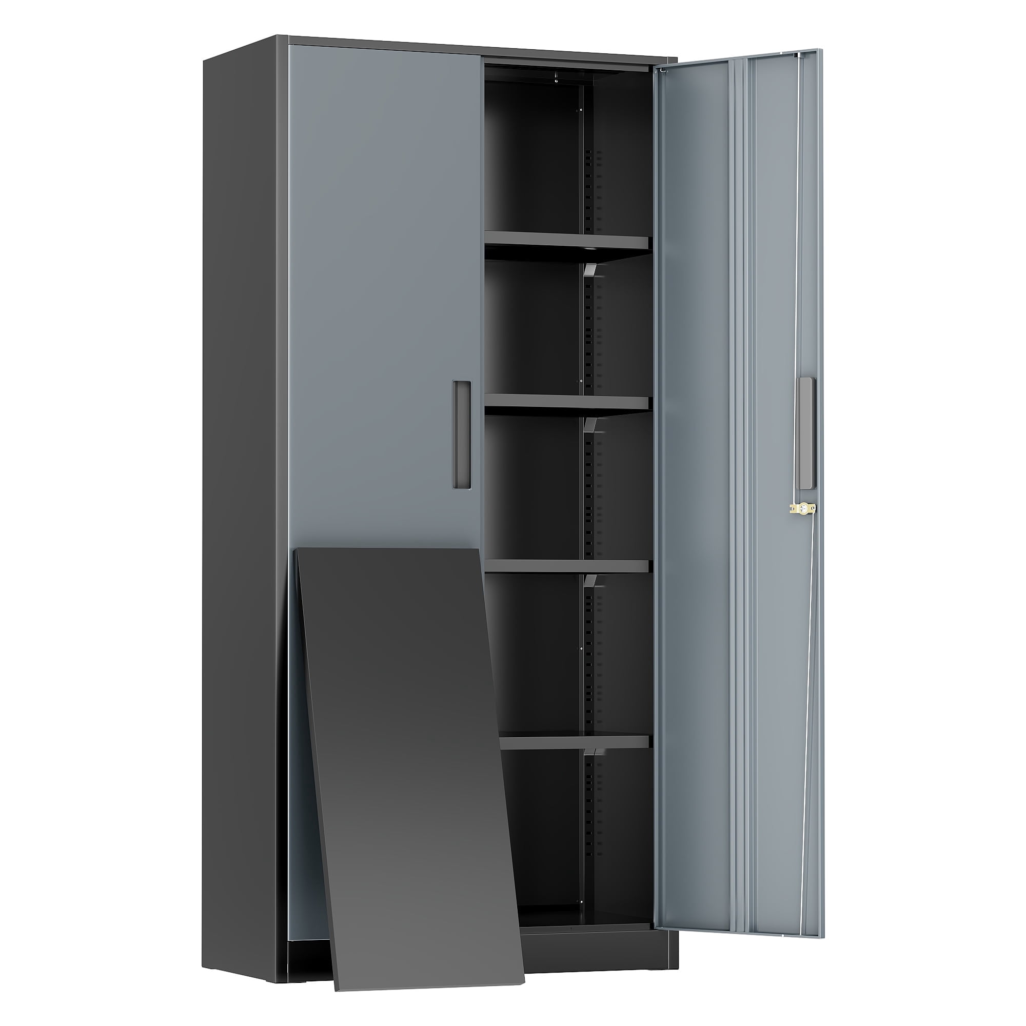 SOLAURA 71 Metal Garage Storage Cabinet with Locking Nepal | Ubuy