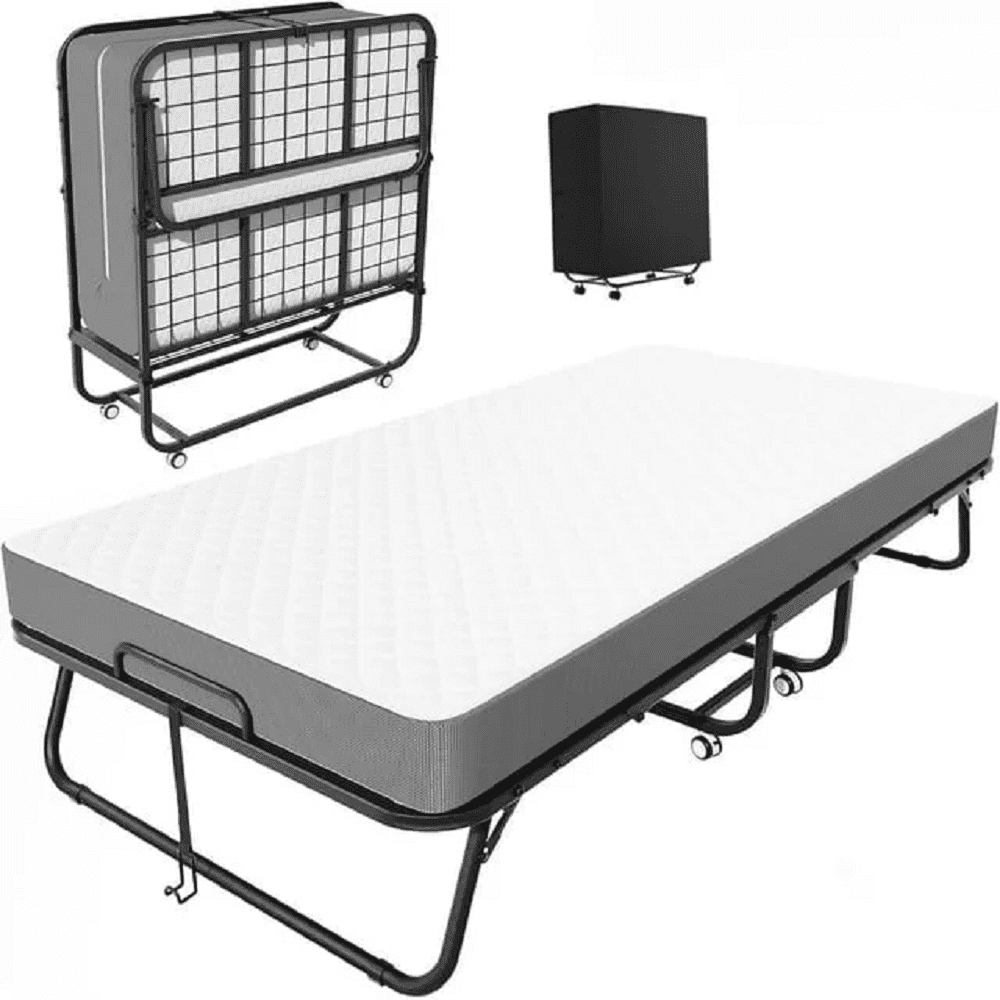 SOLAURA Folding Bed with Mattress, 75