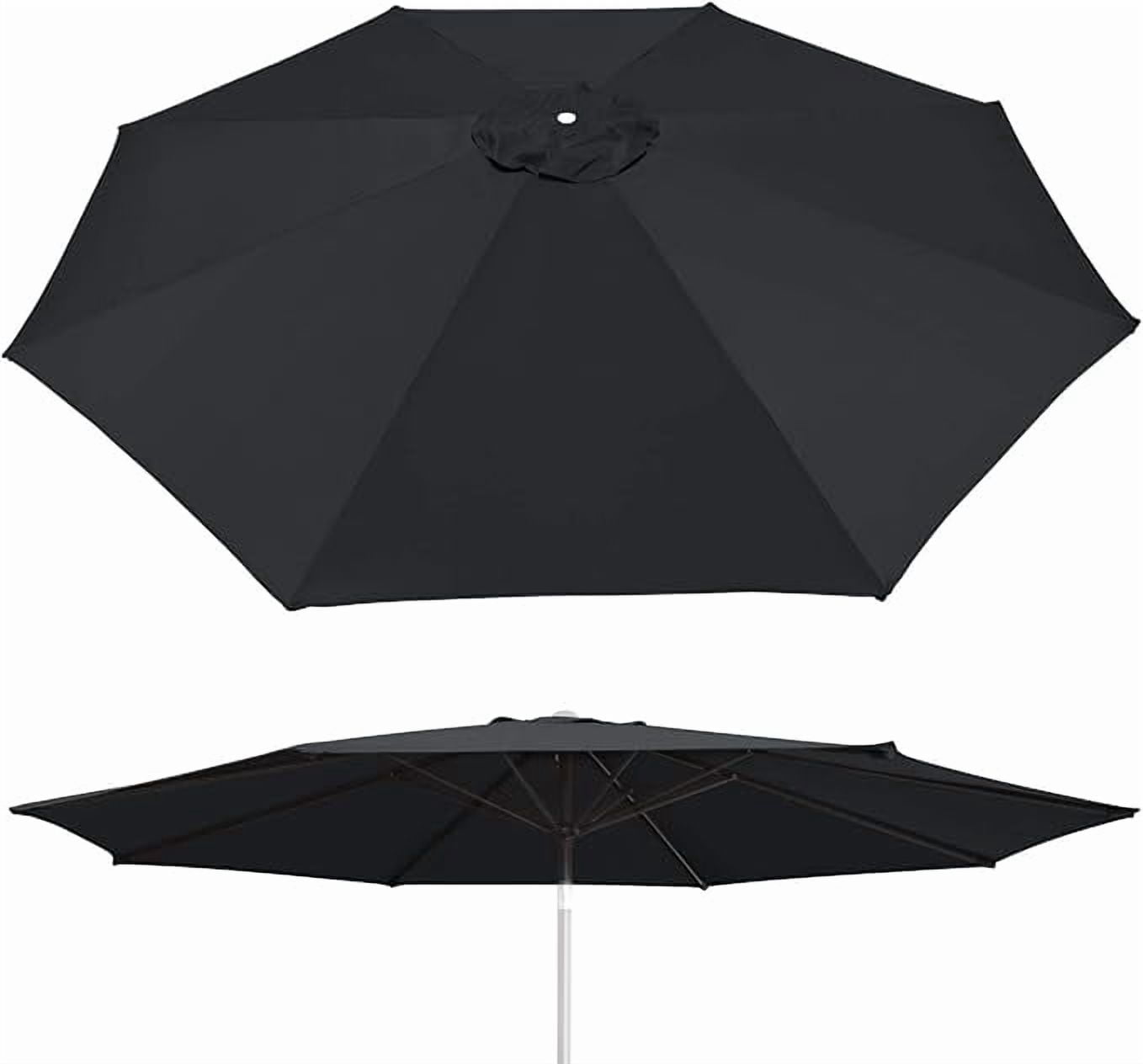 SOLAXO 10' Umbrella Canopy Top Cover Patio Replacement Top Cover 8 Ribs Outdoor Sunshade