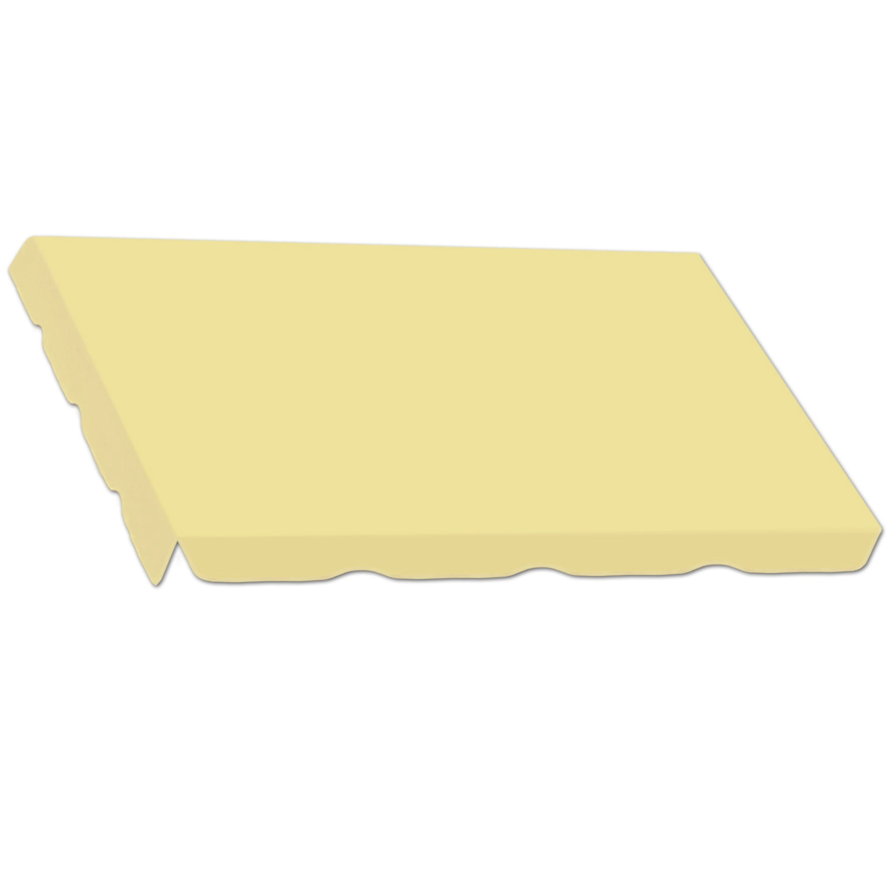 SOLAXO 73"x52" Patio Swing Canopy Replacement Top Outdoor Seater Porch Swing Canopy Cover, Cover ONLY, Beige