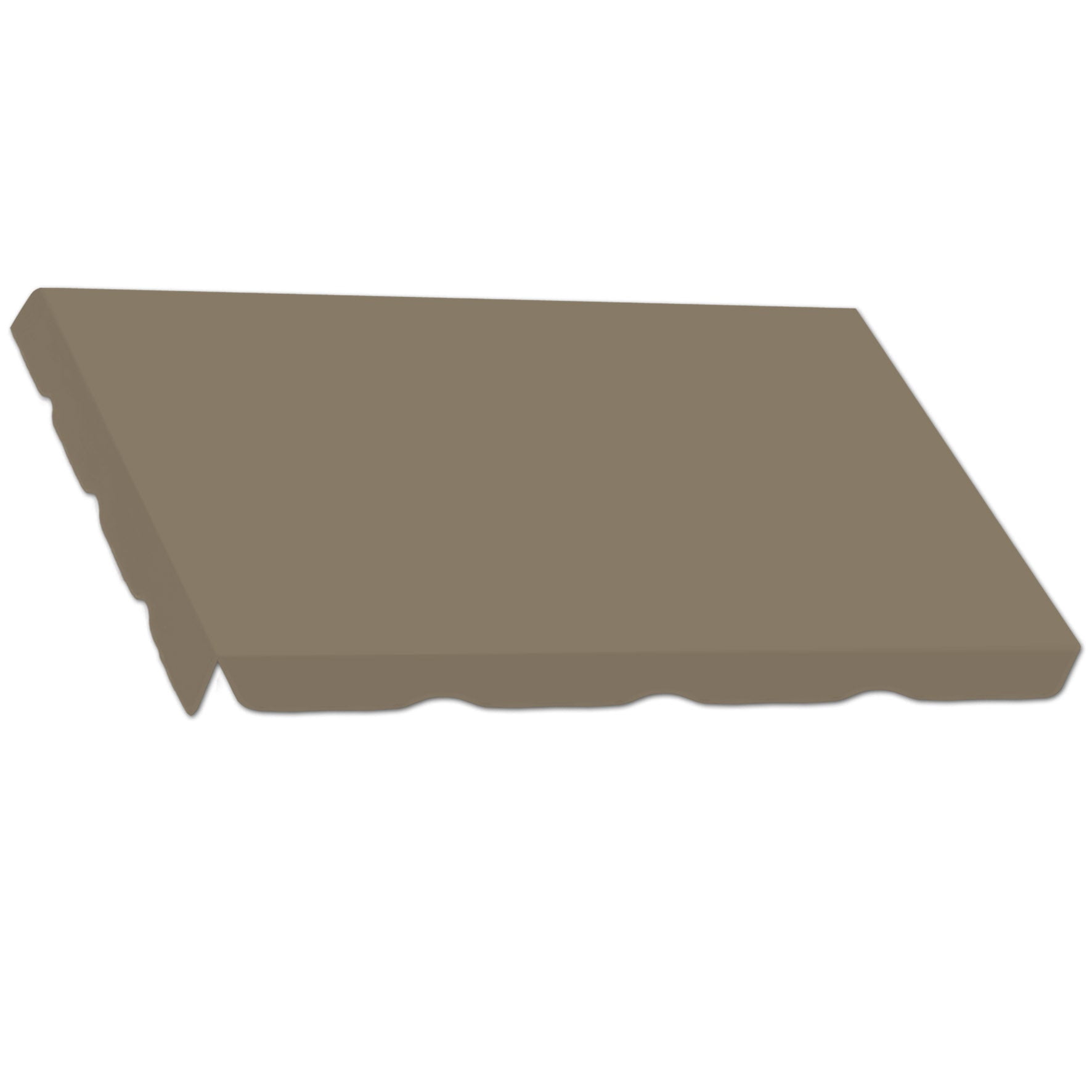 SOLAXO 73"x52" Patio Swing Canopy Replacement Top Outdoor Seater Porch Swing Canopy Cover, Cover ONLY, Taupe