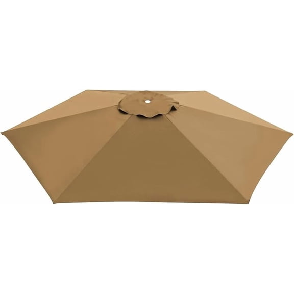SOLAXO 9ft 6ribs Umbrella Canopy Cover Replacement Top Canopy for Patio Umbrella