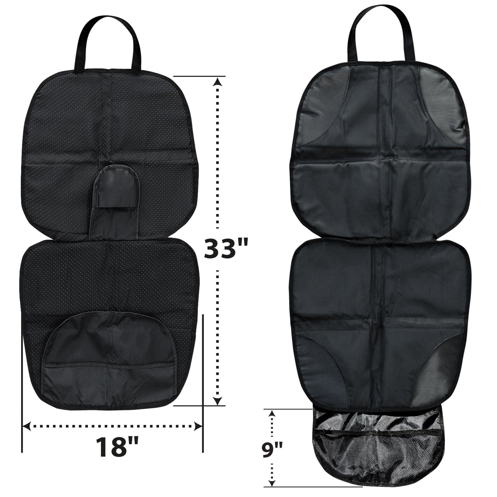 SOLAXO Car Seat Protector for Child Baby Car Seat Kick Mat Back Waterproof Protector, 6 Pack