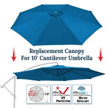 SOLAXO Replacement Umbrella Canopy for 10ft 8 ribs Cantilever Hanging Umbrella (Canopy Only)