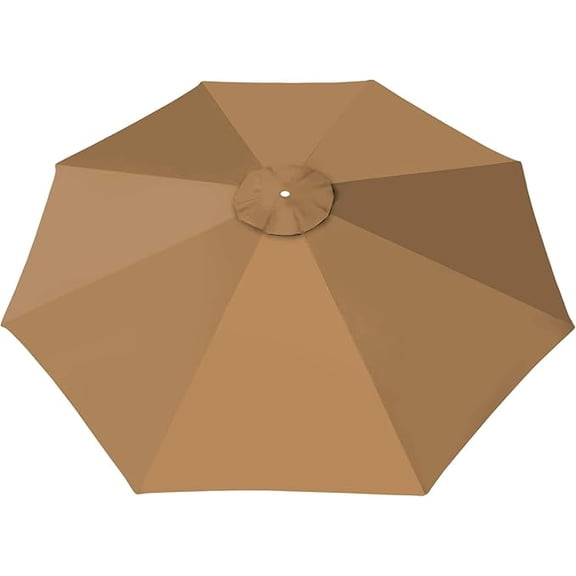 SOLAXO Umbrella Replacement Canopy Cover for 11.5ft 8 Rib Market Outdoor Patio Shades