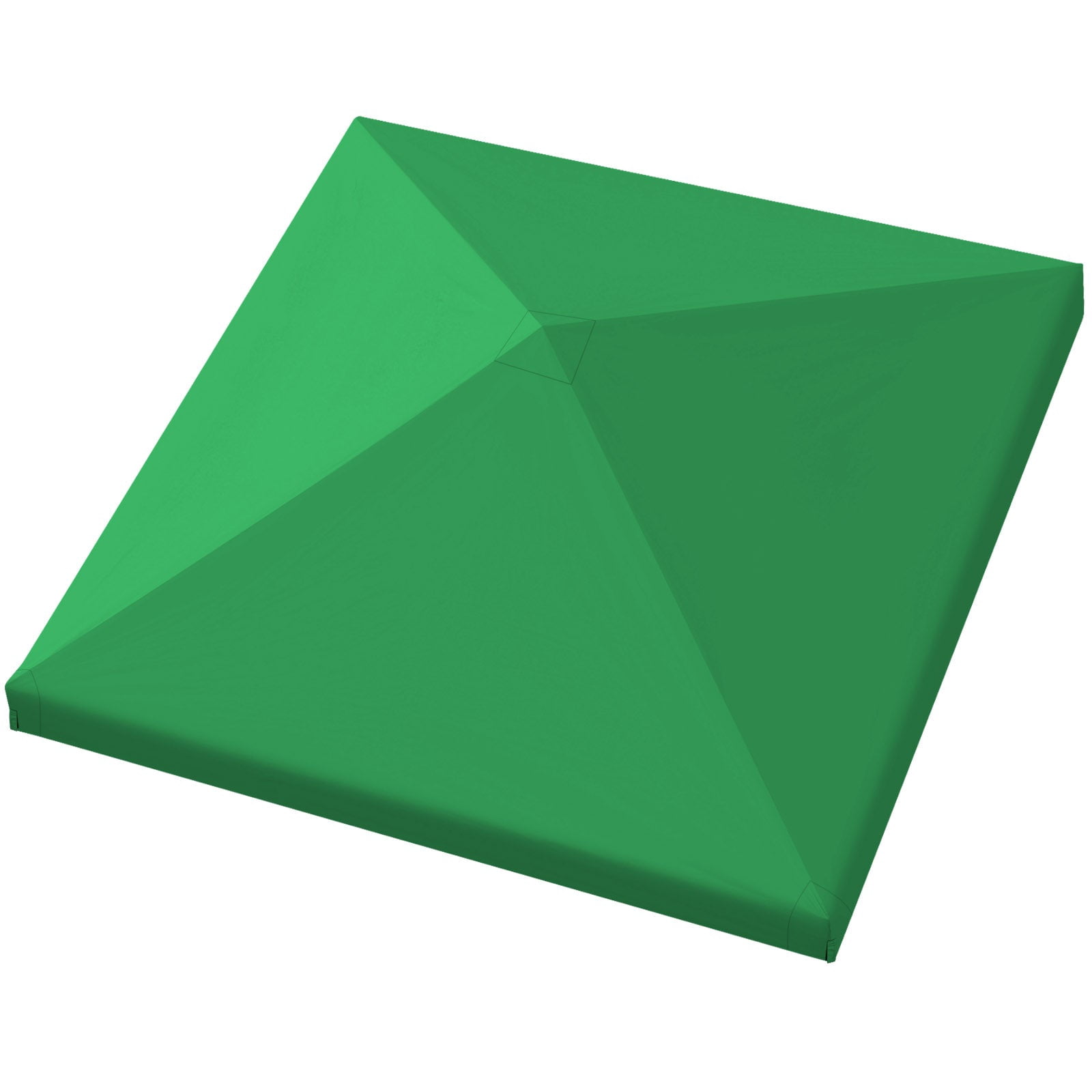 SOLAXO 8'x8' Replacement TOP Canopy ONLY for Pop UP tent Slant Leg Frame, Canopy Replacement Top ONLY (Green)