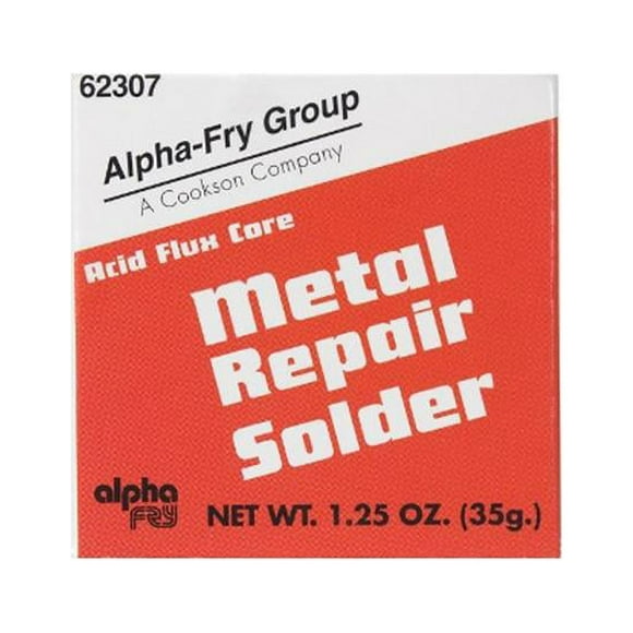 Alpha Fry 1.25 oz Metal Repair Solder Tin/Lead 1 pc