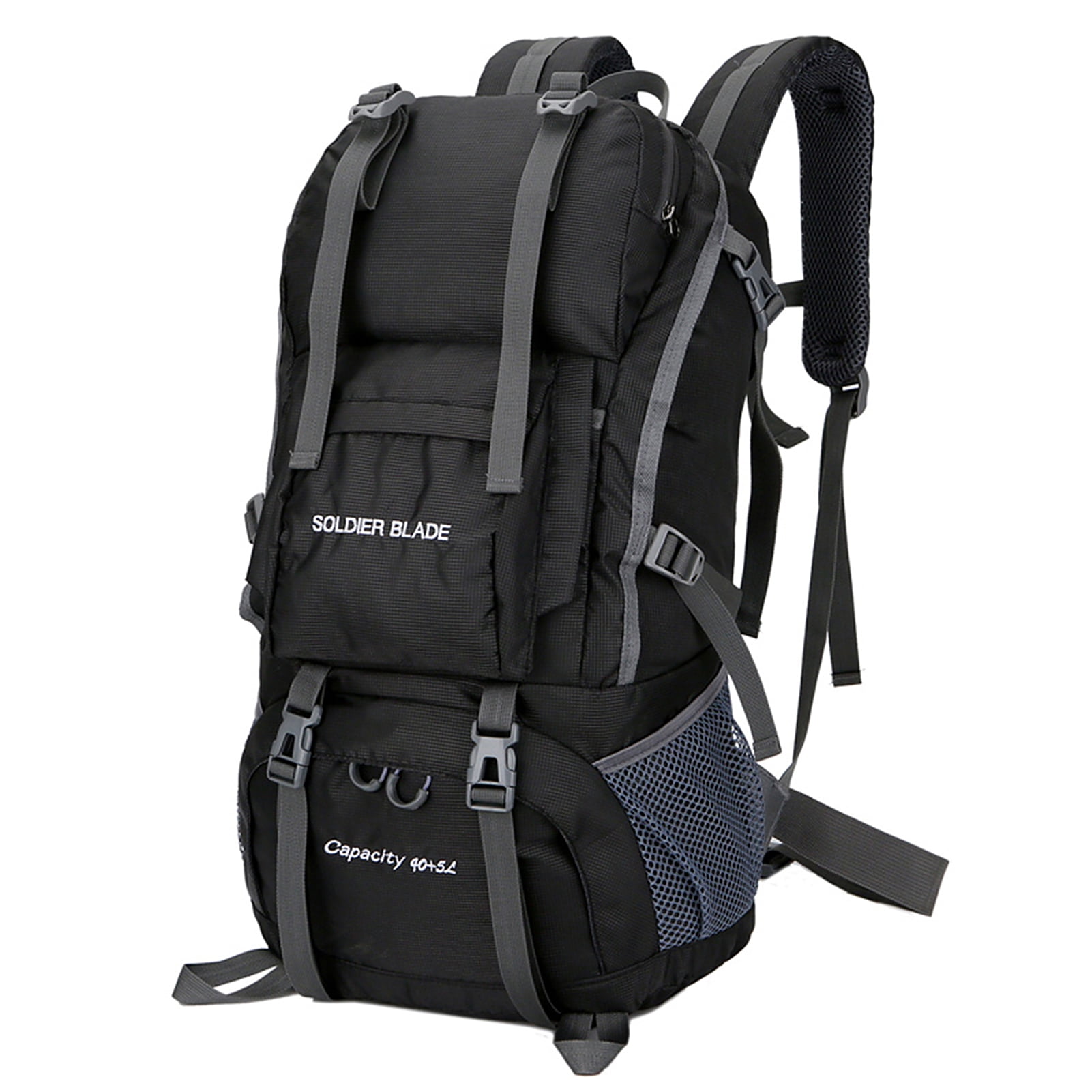 SOLDIER BLADE 45L Camping Hiking Backpack Large Capacity Mountaineering  Pack Waterproof Travel Backpack Durable and Spacious for Adventures -  Walmart.com