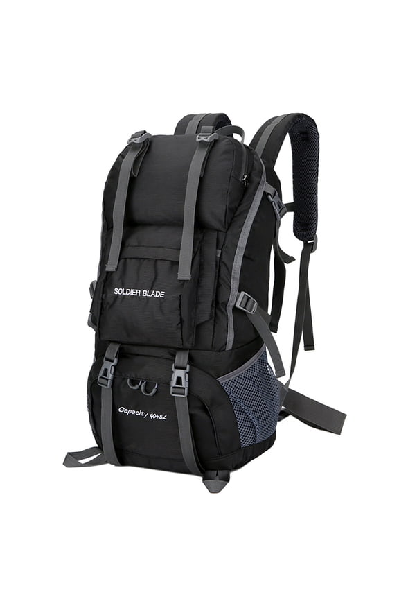SOLDIER BLADE 45L Camping Hiking Backpack Large Capacity Mountaineering Pack Waterproof Travel Backpack Durable and Spacious for Adventures