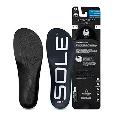 SOLE Active Thick Shoe Insoles - Multiple Sizes