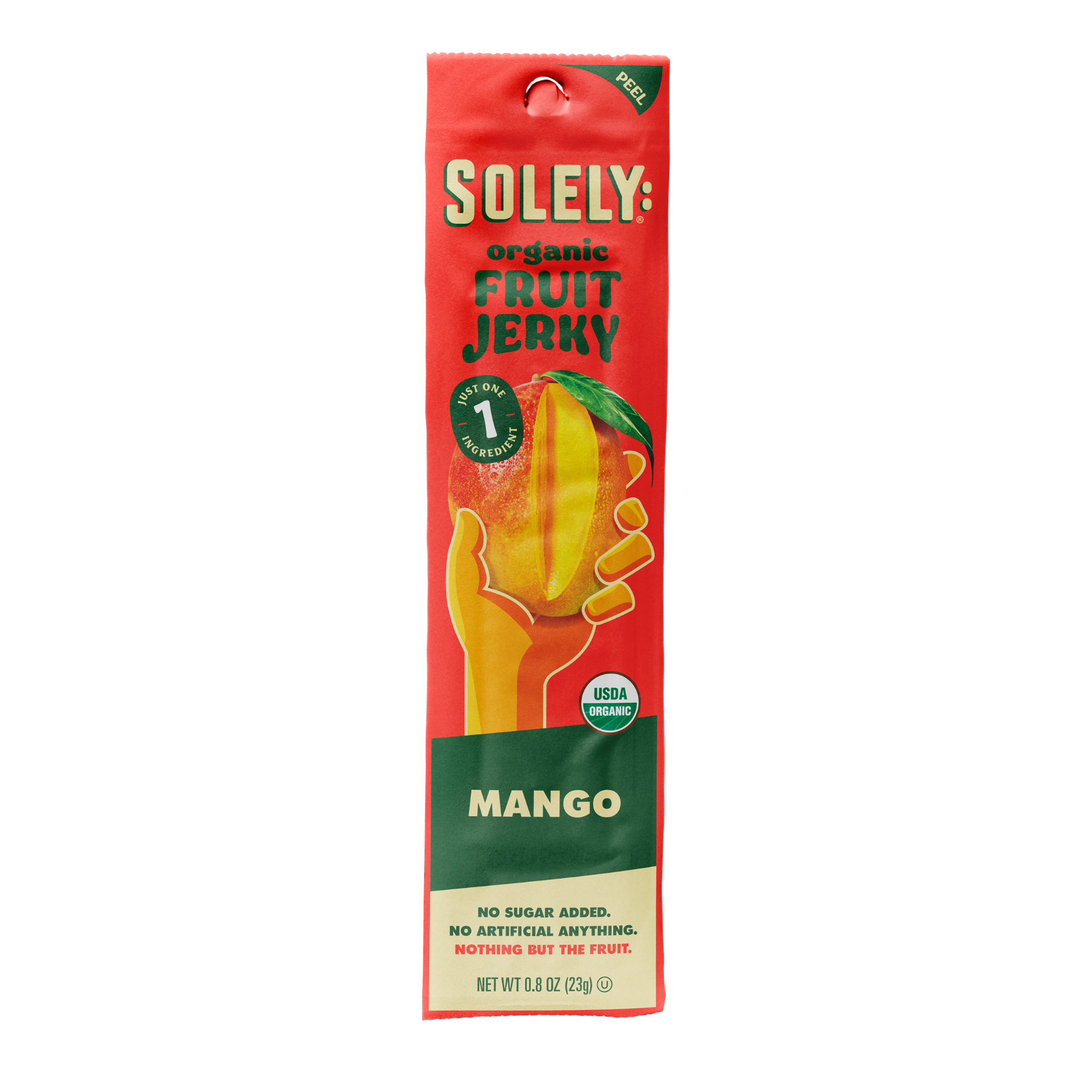 SOLELY Organic Fruit Jerky Variety Pack 12 Flavors, 12 Individually