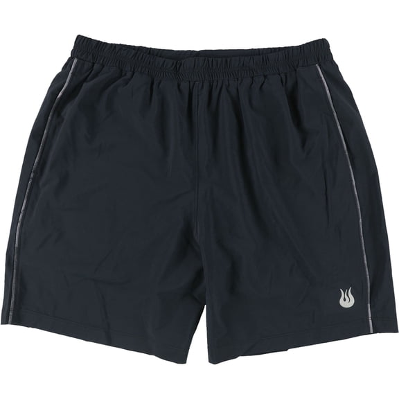 SOLFIRE Mens 2-Tone Speed Athletic Workout Shorts, Black, Large