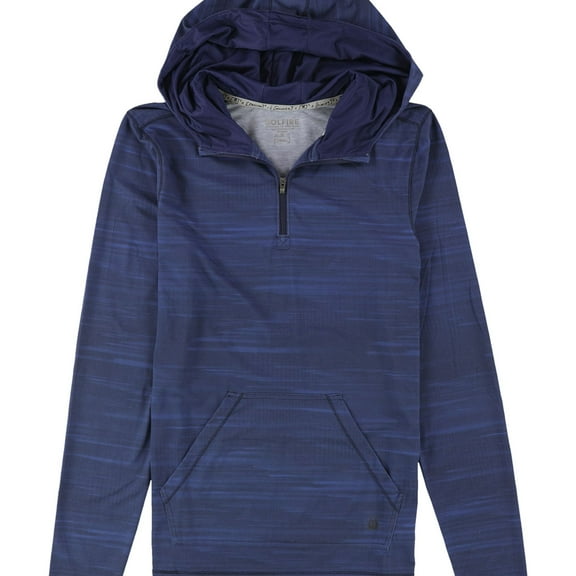 SOLFIRE Mens Kick It Hoodie Sweatshirt, Blue, Small