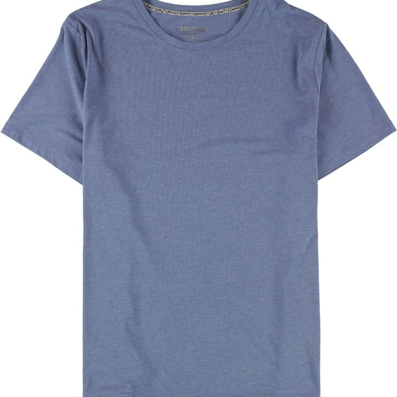 SOLFIRE Mens Standard Basic T-Shirt, Blue, X-Small