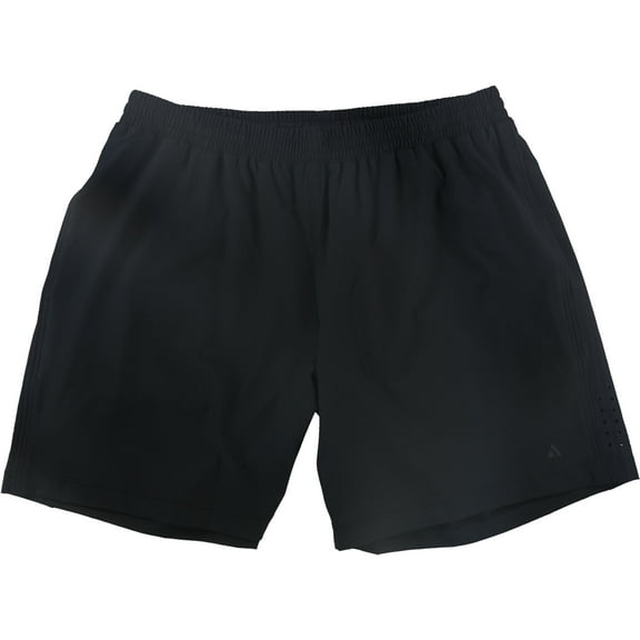 SOLFIRE Mens Summit Athletic Workout Shorts, Black, Large