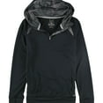 thumbnail image 1 of SOLFIRE Womens Accelerate Hoodie Sweatshirt, Black, Medium, 1 of 2