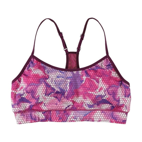 SOLFIRE Womens Circuit Sports Bra, Pink, Medium