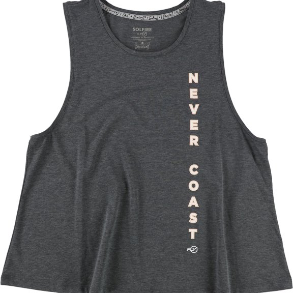 SOLFIRE Womens Elizabeth Tank Top, Grey, Medium
