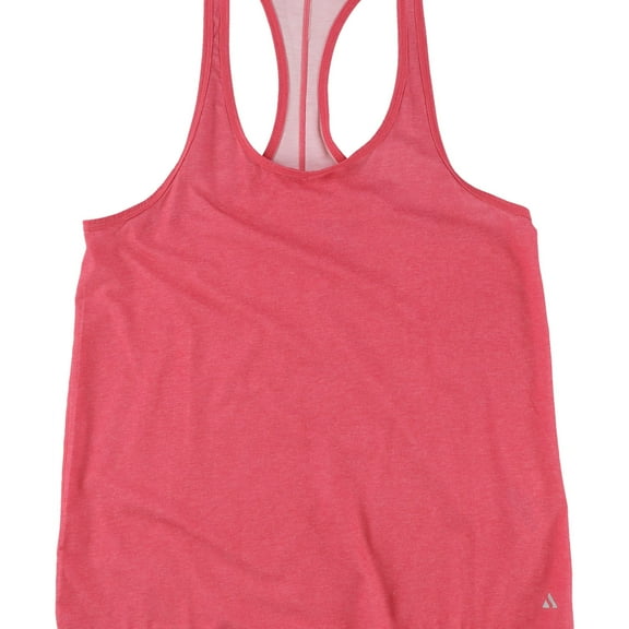 SOLFIRE Womens Jessica Heathered Racerback Tank Top, Pink, Medium