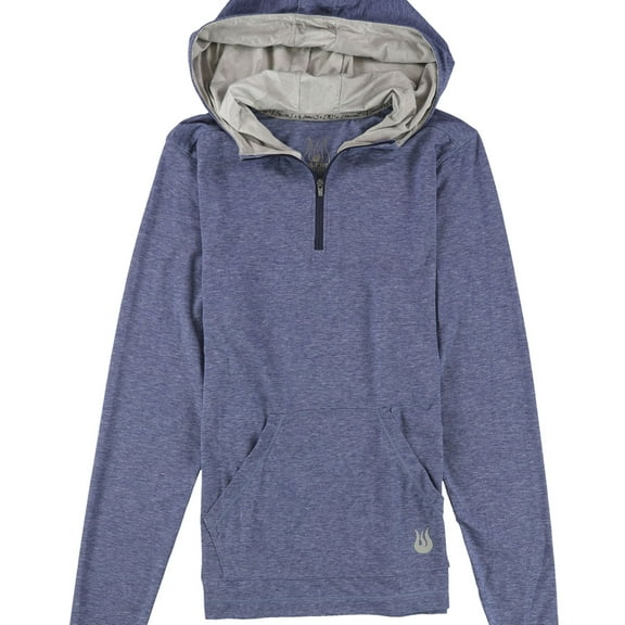 SOLFIRE Womens Kick It Hoodie Pullover Sweater, Blue, Small