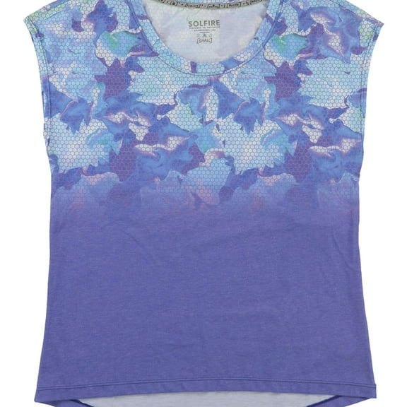 SOLFIRE Womens Morgan Tank Top, Purple, Large