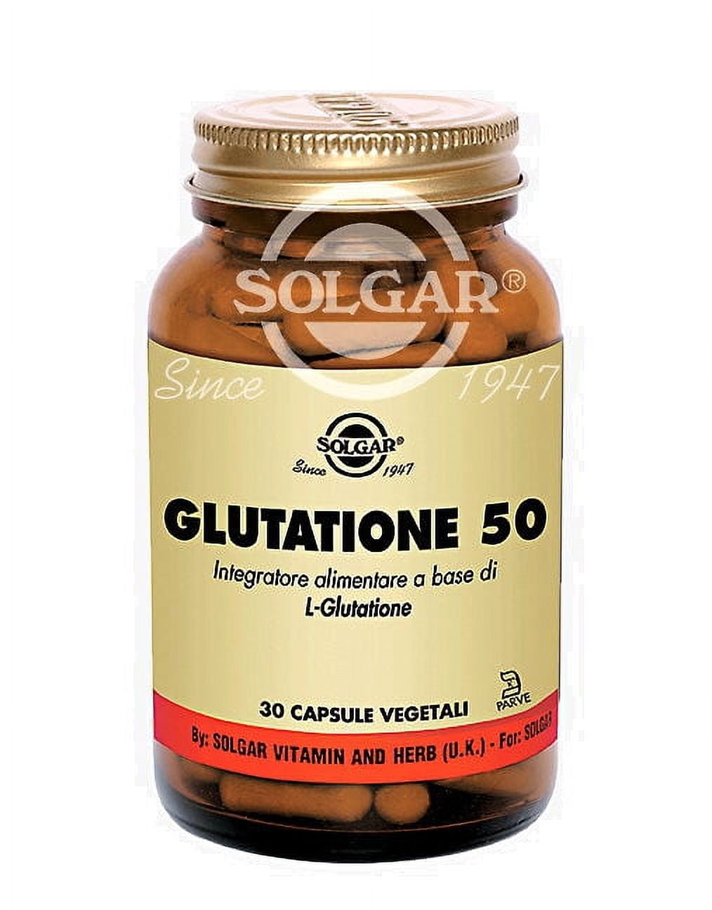Solgar Glutatione 50 30 Capsule Vegetali Exp 092025 Jordan | Ubuy