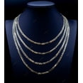 thumbnail image 1 of SOLID 14k Real Yellow Gold 4mm  Mariner Anchor Link Chain Necklace, Real Solid 14K Yellow Gold, 14k Gold Chain, Solid Mariner Anchor Chain (Necklace length:24;), 1 of 4