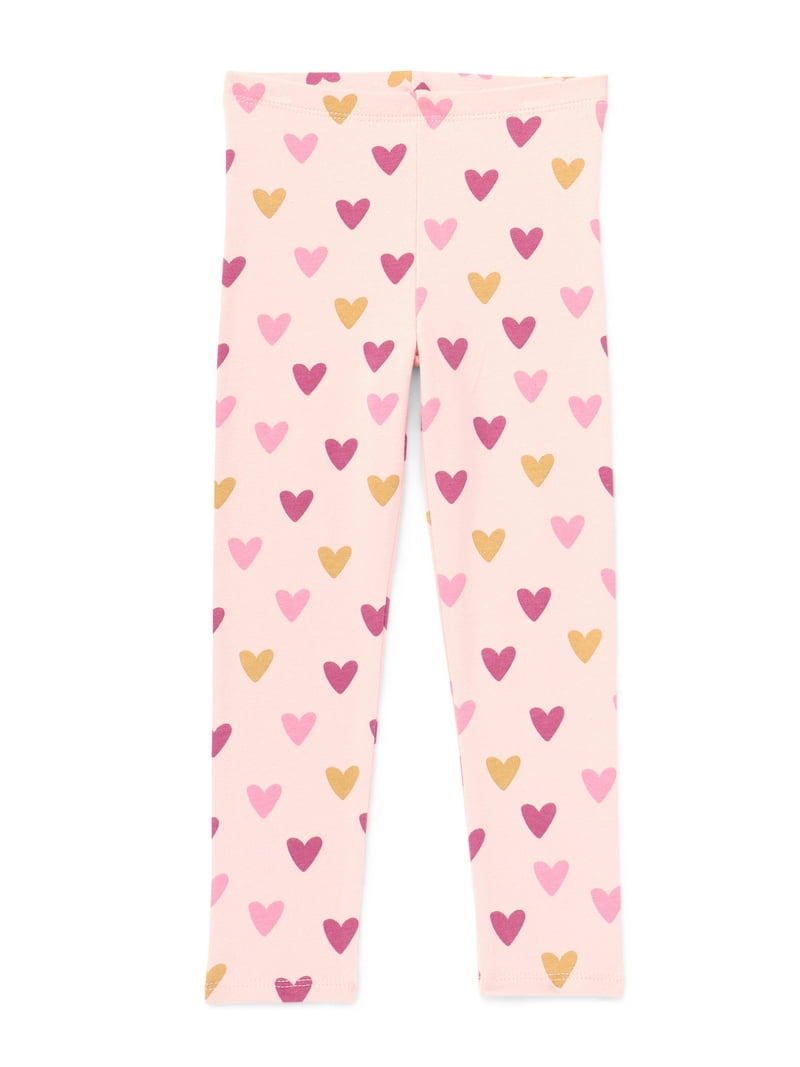 Garanimals Toddler Girl Basic Printed Jersey Leggings, Sizes 18M
