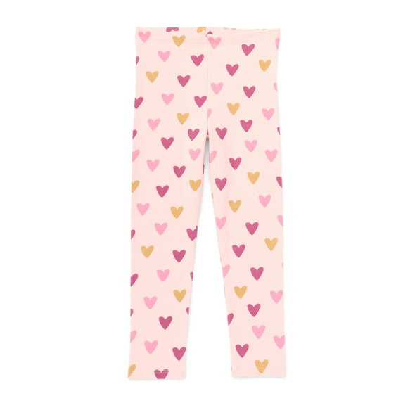 Garanimals Toddler Girl Basic Printed Jersey Leggings, Sizes 18M-5T