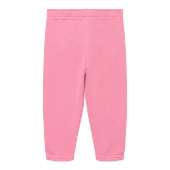 Garanimals Baby Girls Fleece Joggers, Sizes 6M-24M