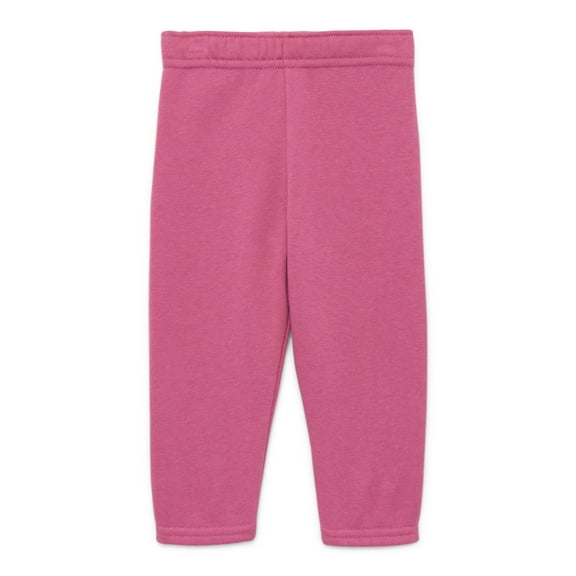 Garanimals Baby Girls Fleece Joggers, Sizes 6M-24M