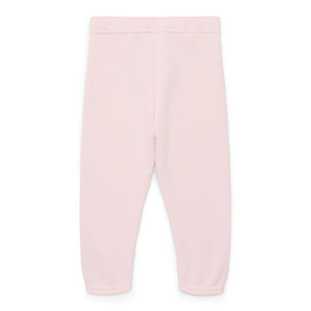 Garanimals Baby Girls Fleece Joggers, Sizes 6M-24M