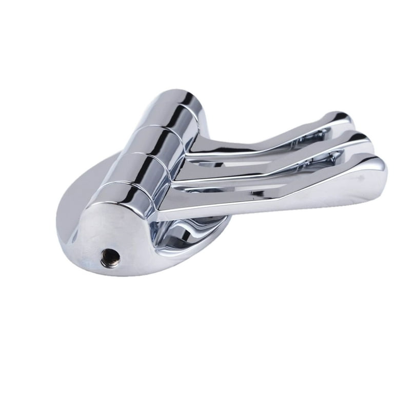 SOLID METAL 180 Swivel Hook Heavy Duty Folding Swing Arm Triple Coat Hook with Multi Three Foldable Arms Towel Clothes Hanger for Door Bathroom Kitchen Garage Wall Mount Silver Walmart